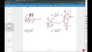 Math for College Unit 3 Notes Dividing Monomials Fall 2023