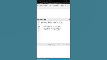 If Else In Apex #saleforce #coding #apex #trailhead