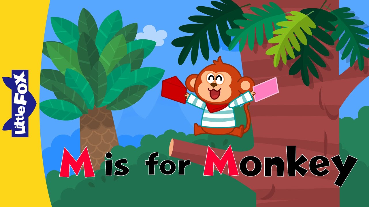 M is for Monkey! | Phonics for Kindergarten | Alphabet Sounds and Songs | Learn English Letters