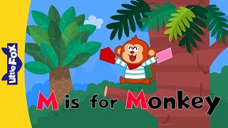 m is for monkey phonics for kindergarten alphabet sounds and songs learn english letters
