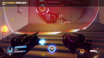 Overwatch Reaper POTG Quad Kill CTF