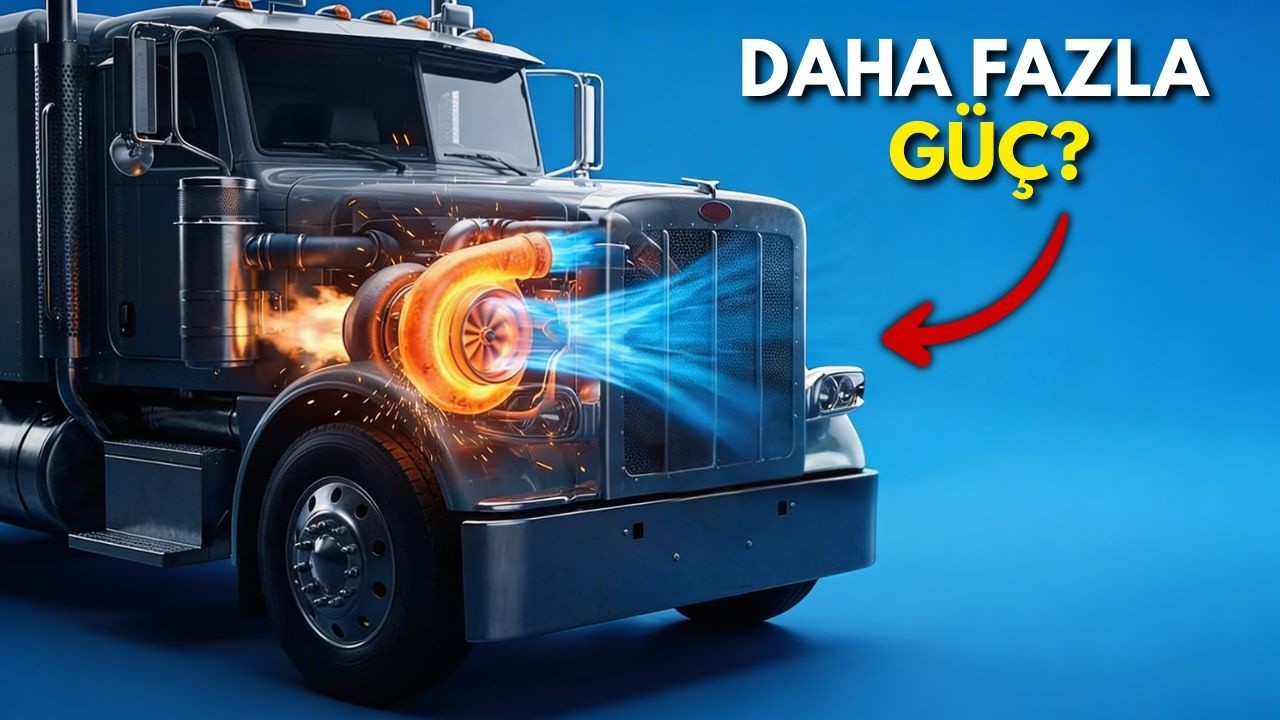 Ağır bir kamyonda turbo nasıl çalışır?