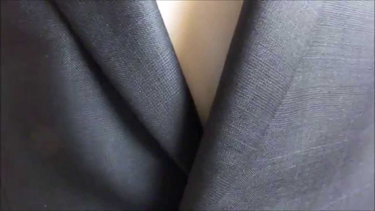 Joseph & Feiss International Gray 3 button Men's Glen Plaid Wool Suit