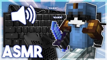 keyboard + mouse sounds ASMR hypixel bedwars with shaders