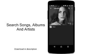 Android Music Player Source Code (Demo) screenshot 5