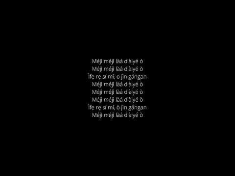 Brymo Meji Meji (Lyrics VIdeo)
