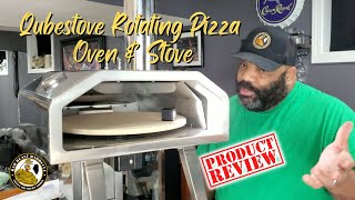 Qubestove - a Smart 2-in-1 Rotating Pizza Oven & Stove