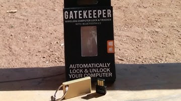 REVIEW :GateKeeper Wireless Computer Lock & Tracker w/ Bluetooth 4.0