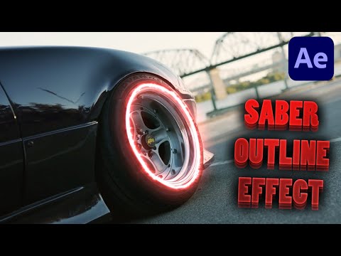 Animated Saber Outline Effect  - After Effects Tutorial Free Plugin