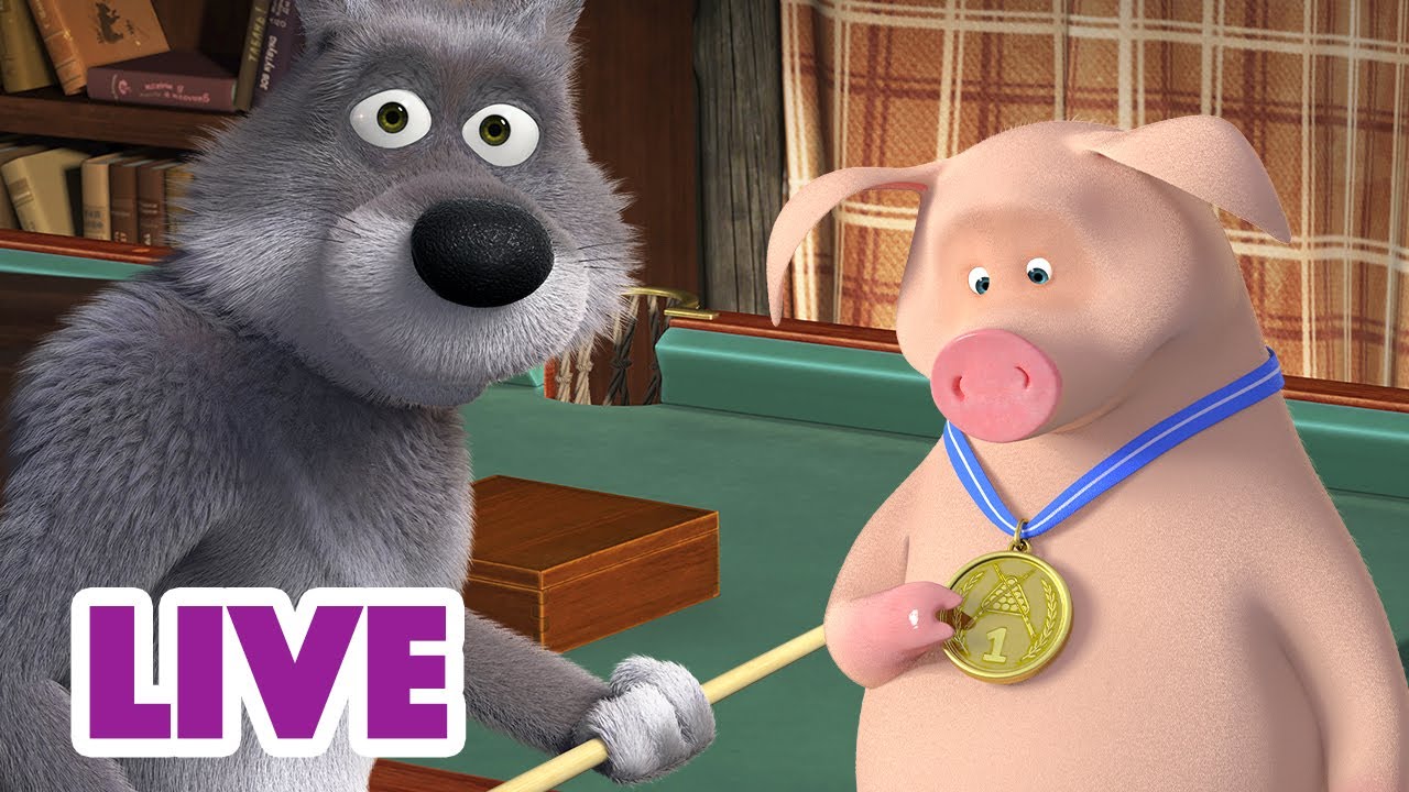 ⁣🔴 LIVE STREAM 🎬 Masha and the Bear 🙌 7 ways to enjoy Mondays! ✌️