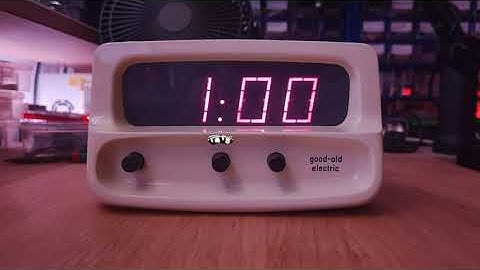 Telechron DigiTel Mechanical Digital Alarm Clock
