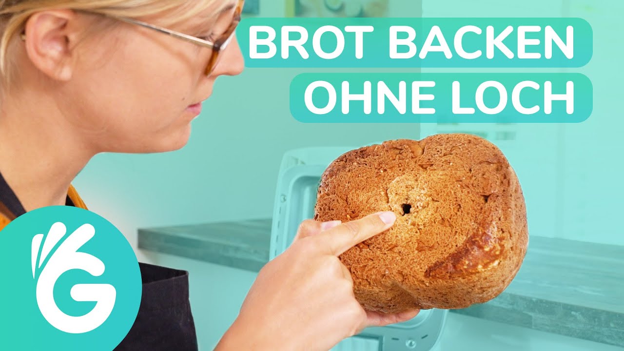 Brot backen ohne Loch im Brotbackautomat - Anleitung - YouTube
