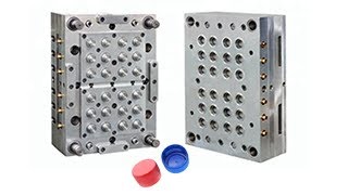 How plastic cap mold works on mass cap (plastic closures) production?