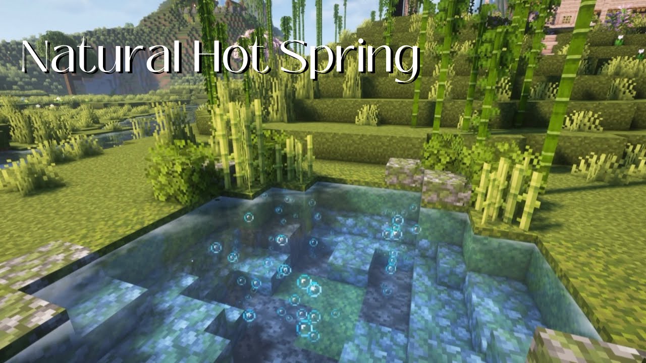 Natural Spring Build Minecraft Natural Hot Spring π«§ | Minecraft Tutorial (Easy) - YouTube