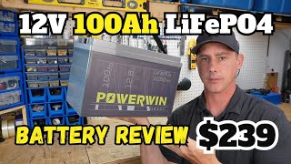 POWERWIN 12V 100Ah LiFePO4 Battery Test and Review