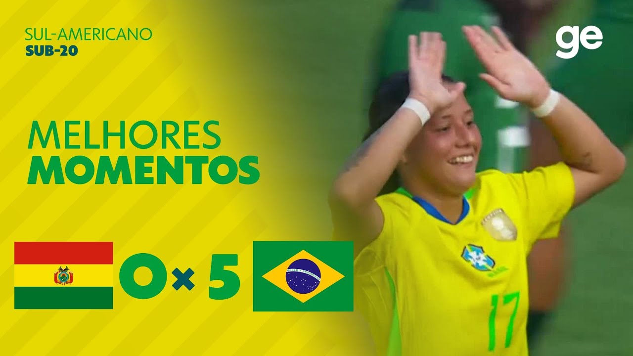 BOLÍVIA 0 X 5 BRASIL | MELHORES MOMENTOS | SUL-AMERICANO SUB-20 FEMININO 2026 | sportv