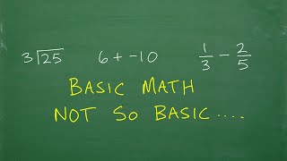 Basic Math is NOT so Basic…What Most People Miss….