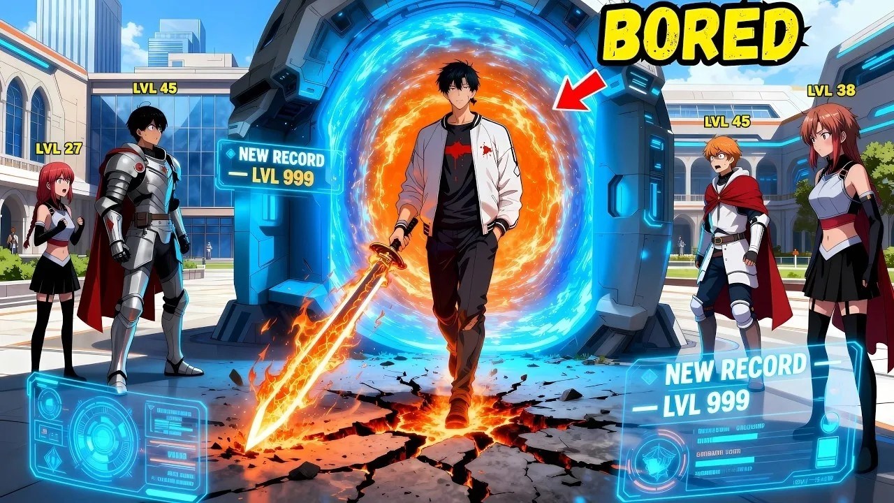 Após reencarnar, ele despertou o sistema mágico do portal e superou os arquimagos de nível SS.