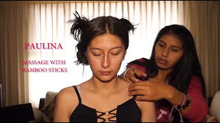 PAULINA WHISPER ASMR MASSAGE | de-stress, relax, and fall asleep, Head, Belly massage screenshot 5