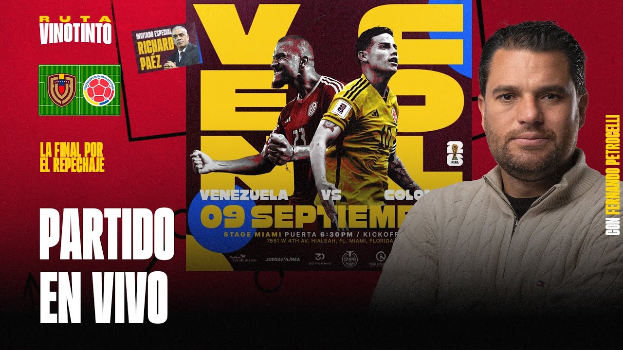 🔴 VENEZUELA VS COLOMBIA EN VIVO | ELIMINATORIAS 2026 | NARRACIÓN-COMENTARIOS | COBERTURA EN MATURIN