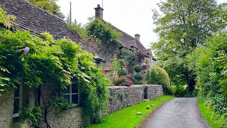 The Ultimate COTSWOLD Village - Early Morning WALK in Cotswolds Heaven || Duntisbourne Abbots