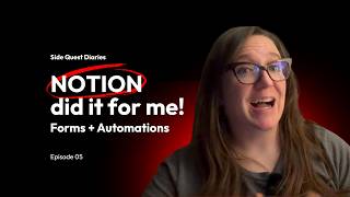 I Made Notion Do Things Without Me. Here's How.Lesson 5 Video