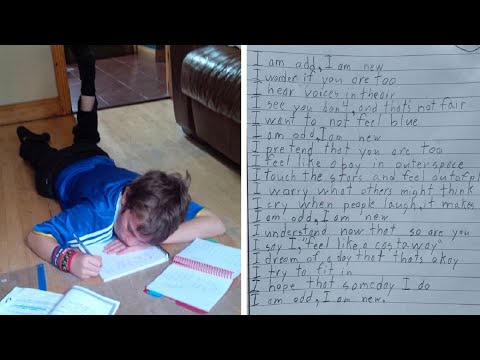 A Boy with Autism Writes a Poem for Homework and His Teacher Is at a Loss for Words