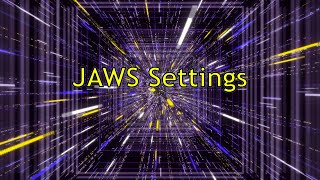 HTML and Web Settings for Testing Web Pages and Documents with JAWS