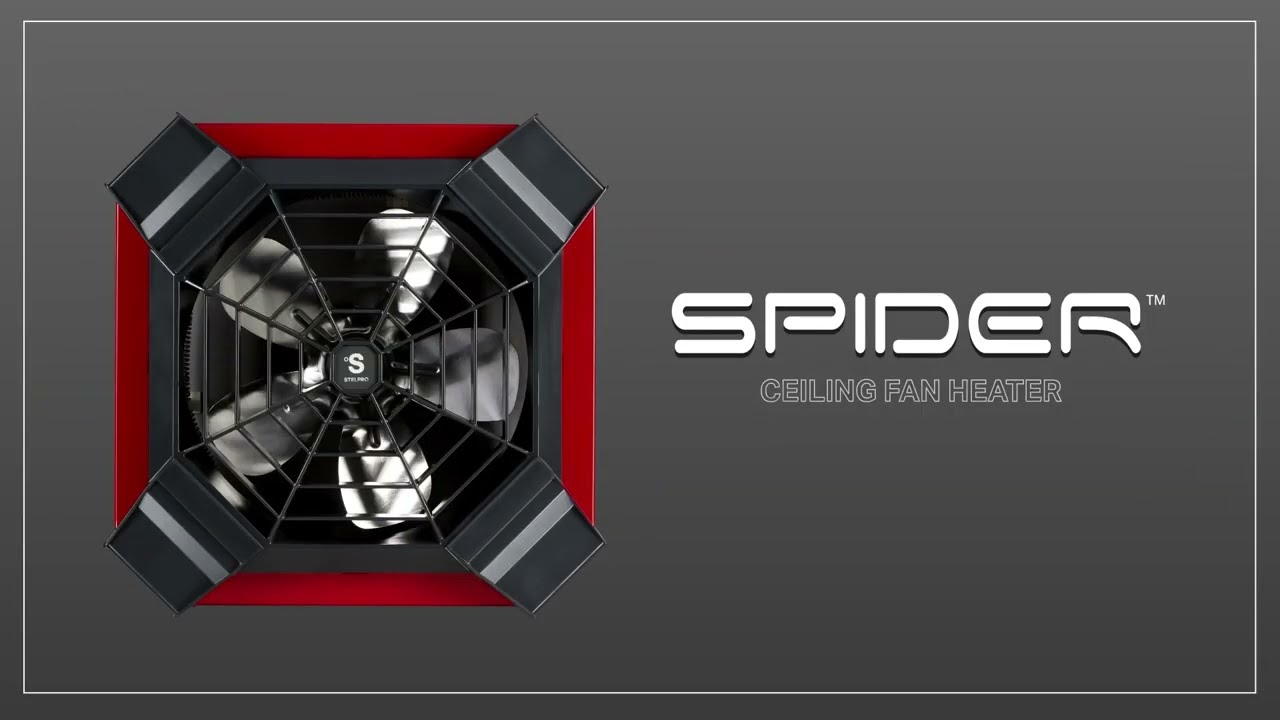 STELPRO - Spider ceiling fan heater (ASGH)