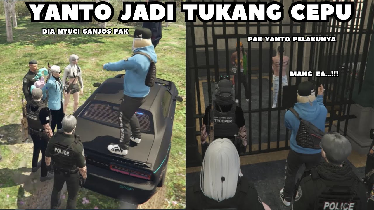 YANTO JADI TUKANG CEPU ORANG-ORANG KRIMINAL...!!! - GTA V ROLEPLAY