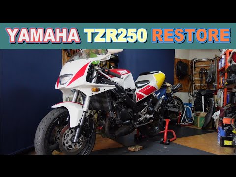 バイクレストア】YAMAHA TZR250 3XV エンジン不動 - YouTube