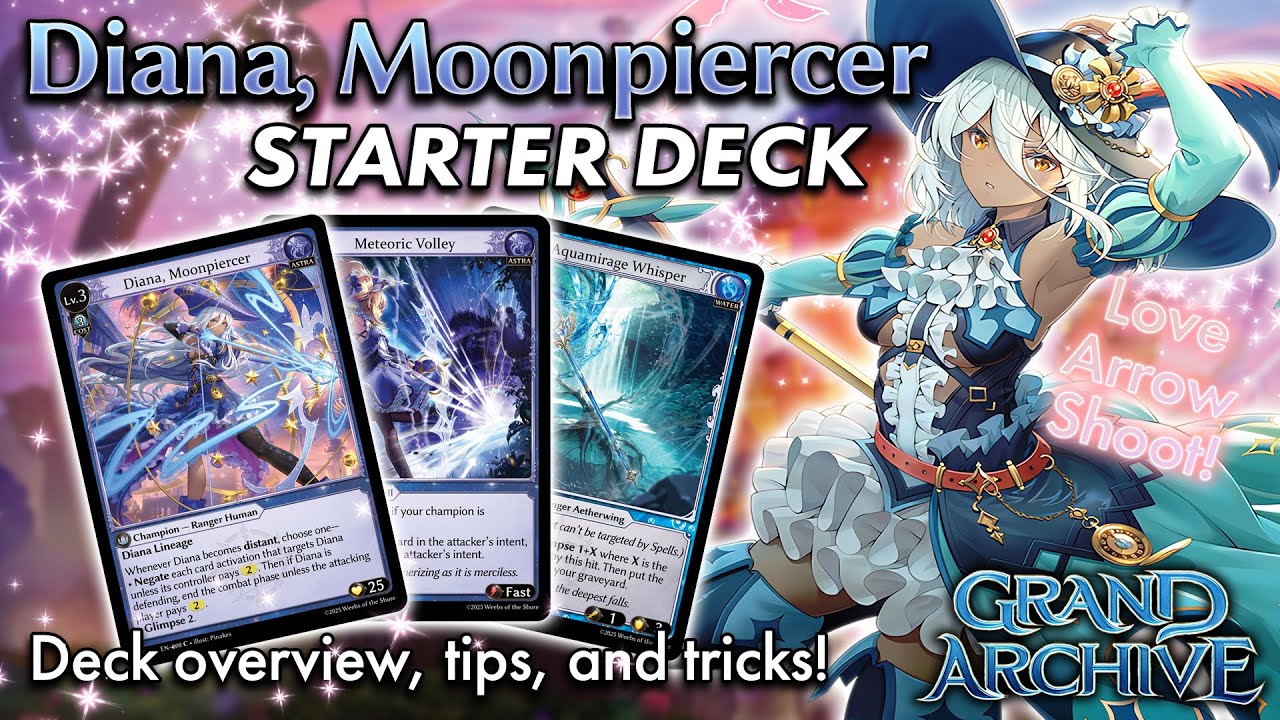 Diana, Moonpiercer Starter Deck 🌙 Overview & Guide | Grand Archive TCG