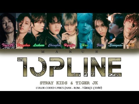 Stray Kids (Feat. Tiger JK) - Topline (Han- Rom- TÜRKÇE ÇEVİRİ) Color Coded Lyrics