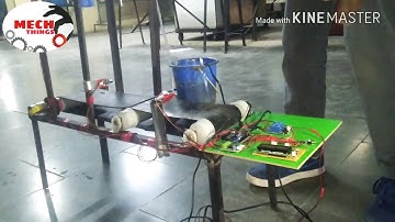 How the automatic bottle filling plant project work?