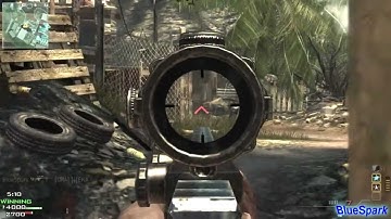 MW3 - MSR ACOG #22 man killstreak