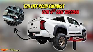 We Installed the TRD Off Road Tail Pipe Exhaust Tail on a 4th Gen Tacoma | Easy OEM Upgrade