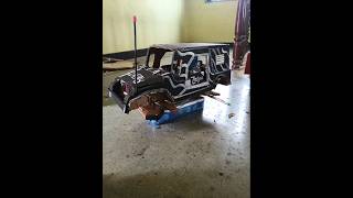RC Thar 🚙🚙🚙🚙 attach monster wheel. from zebra look. #zebra #Tharlover#model#RC car