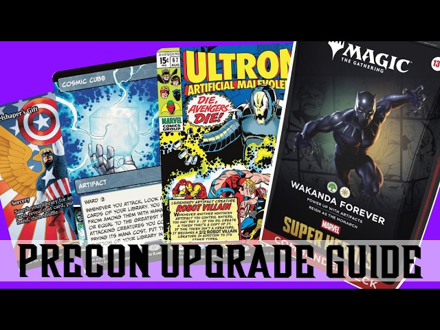 How to Upgrade the "Wakanda Forever" Precon with ALL MARVEL cards | MTG Upgrade Guide