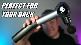 Renpho Reach massage gun - best for easily massaging your back