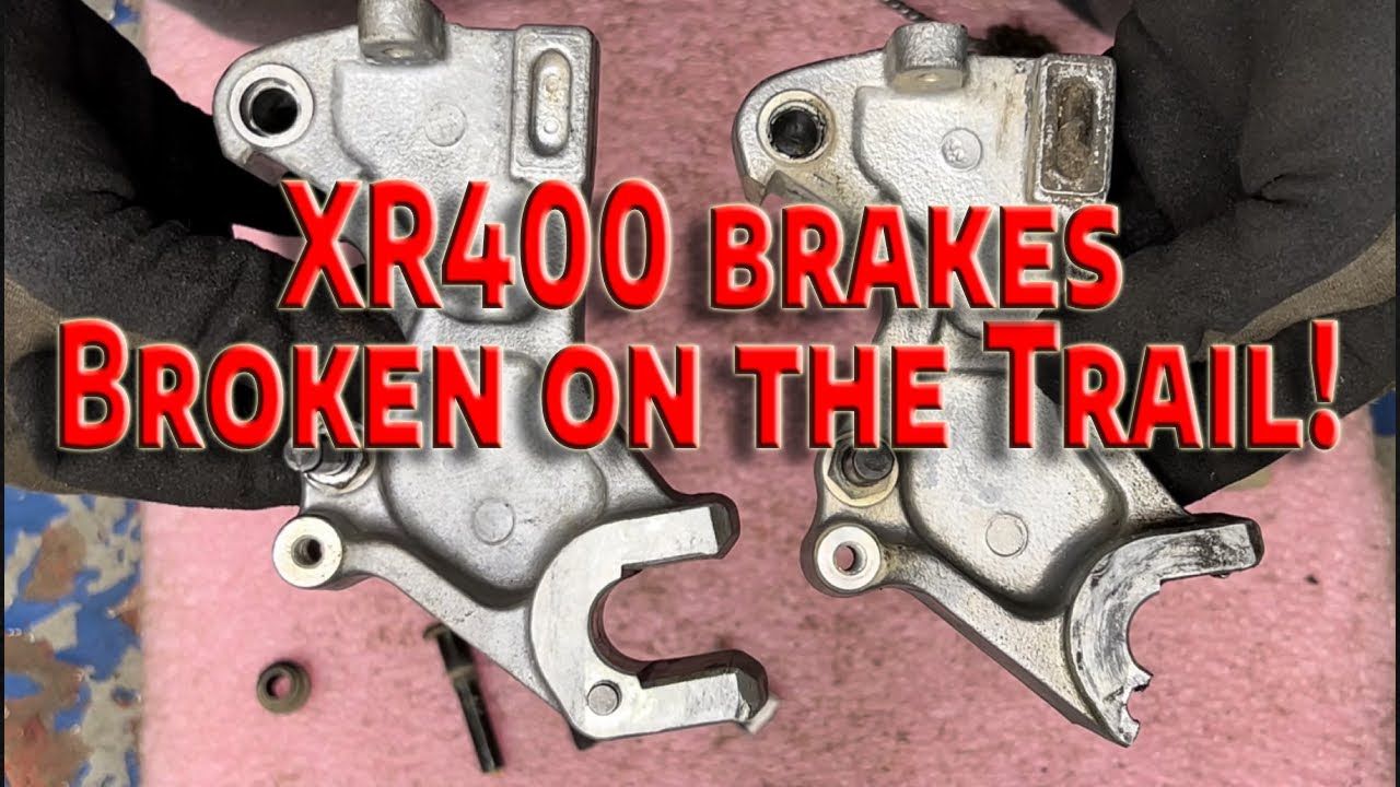 XR400 brake failure! YouTube