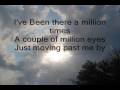 Give Me Your Eyes Brandon Heath With Lyrics on screen