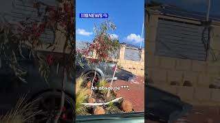 Man charged after ploughing through property