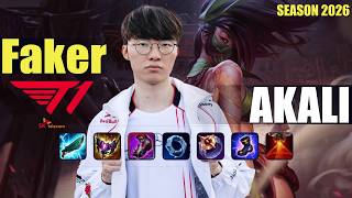 T1 Faker AKALI vs TALON Mid - Patch 26.16 KR Ranked | lolrec