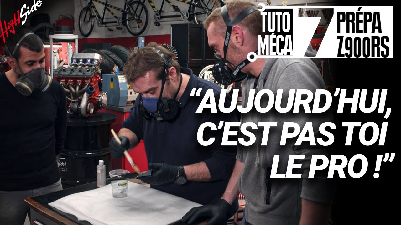 Prépa Z900RS : Selle et covering carbone (Étape 7) - Tuto Méca