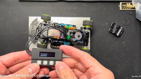 Tip of the day #15 |  MR04 EVO2 - 5600KV | ICS Settings for Noble NB4 TX