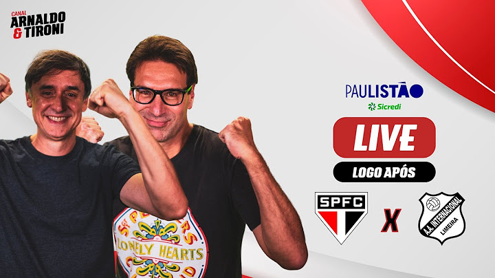 LIVE PÓS-SÃO PAULO X INTER DE LIMEIRA