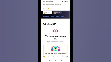 Crypto tab mining ⛏️ and Withdrawal 💲