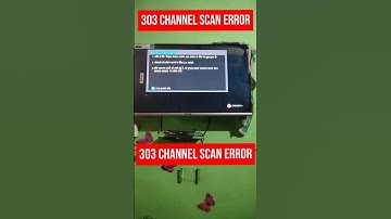 How to Solve DishTV D2H 303 channel scan error problem #video