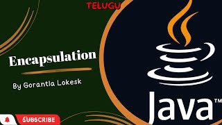 Part 27: Encapsulation in Java | Telugu