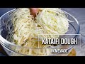 Homemade kataifi dough. Quick and easy kataifi dough. Where to find kataifi dough